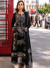 MUSHQ BRAND 5024 DHANAK EMBROIDERED 3 PIECE